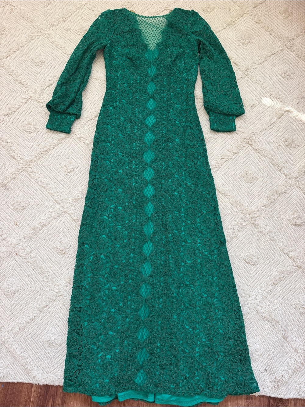 Tadashi Shoji Wohler Cord Embroidered Tulle Gown - Picture 2 of 5